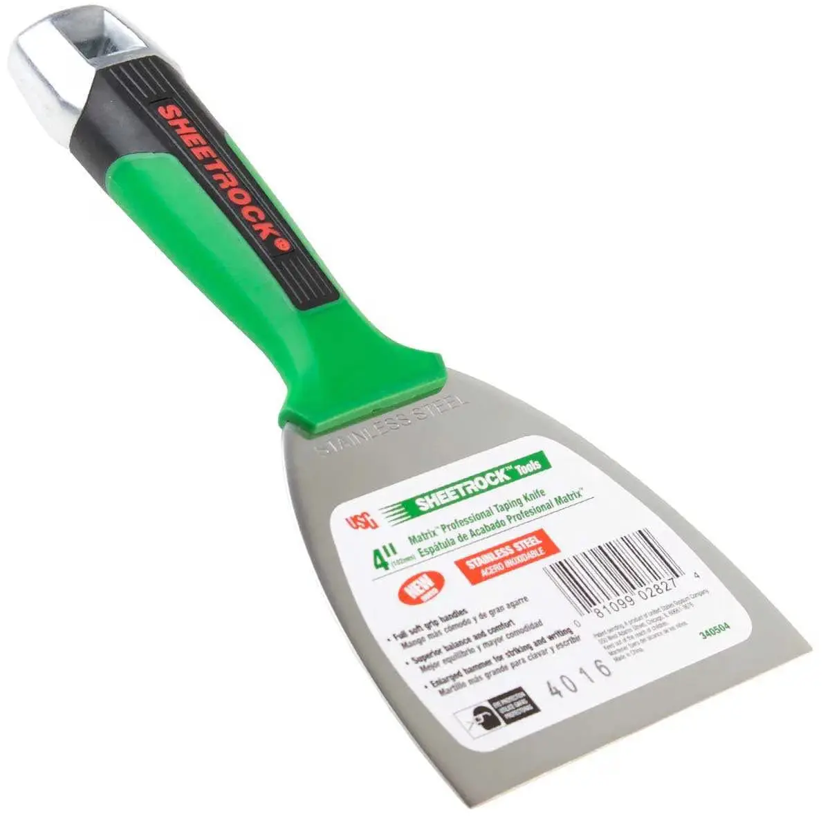 USG Sheetrock Matrix Stainless Steel Professional Joint Knife USG Sheetrock Matrix Stainless Steel Professional Joint Knife