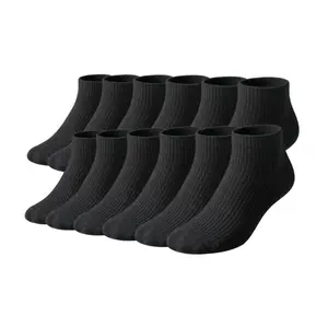 Men’s 5-Pairs Solid Color Cotton Athletic Socks – Arch Support, Moisture-Wicking, Breathable and Comfortable, Anti-Slip Secure Fit, Ideal for Casual Wear, Running, Yoga, Gym, and Everyday Use