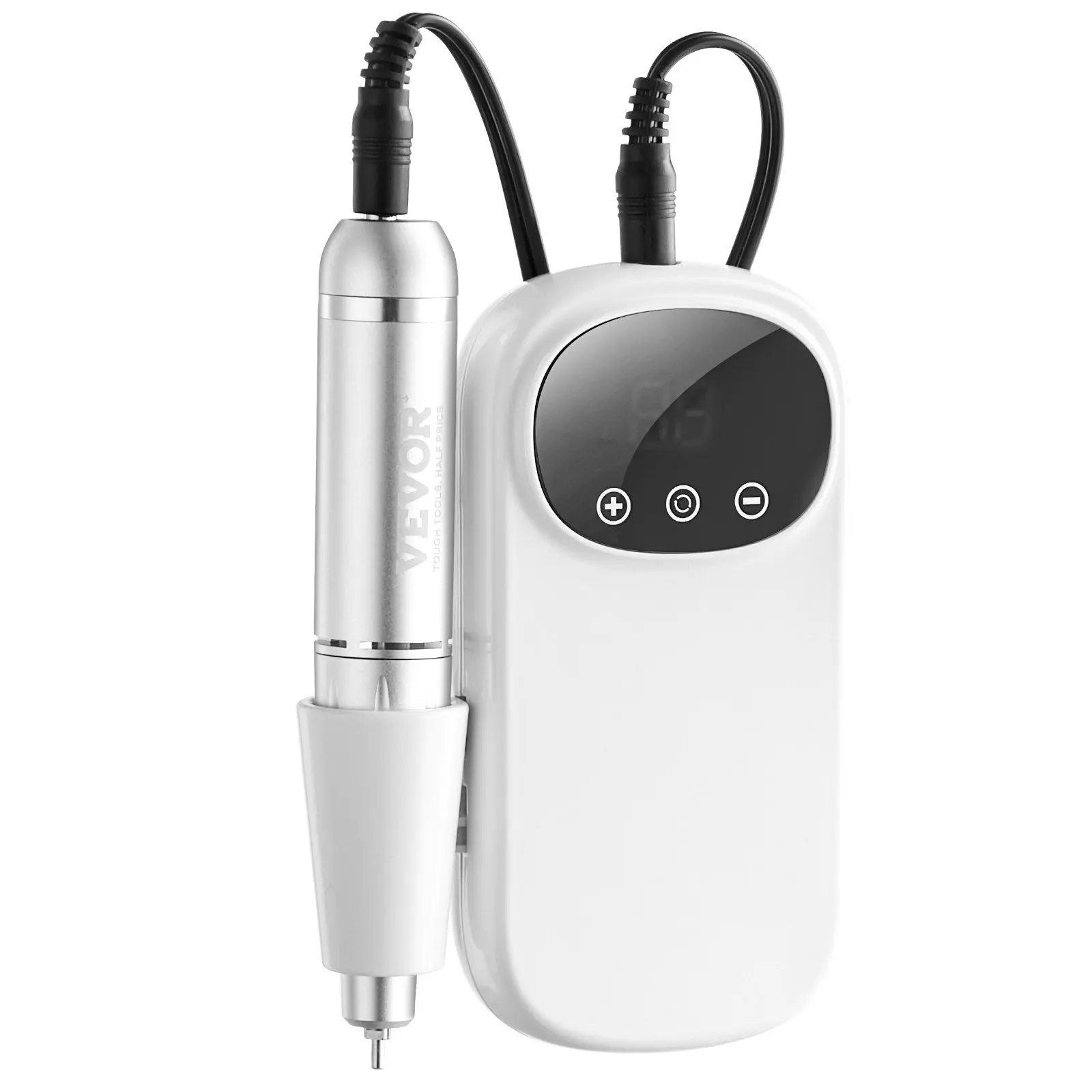 Spring New Arrivals Electric Rechargeable Nail Supplies - 35,000 RPM Portable Cordless E-File Machine with LCD Display, Aluminum Body, 6 Bits, 50 PCS Sanding Bands for Manicure Pedicure Polish & Carve