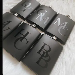 Custom Engraved Metal Flask Drinkware