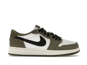 Jordan 1 Retro Low OG Medium Olive (GS)