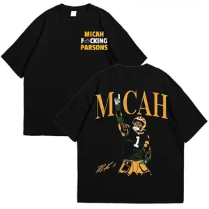 Micaah F*cking Parsons T-Shirt 2sides, Green Bay Women Men Shirt, Micaah Pars0ns Tee, Football Fan Gift, Game Day Shirt Unisex Tee Classic Fit 100% Cotton Top T-Shirt