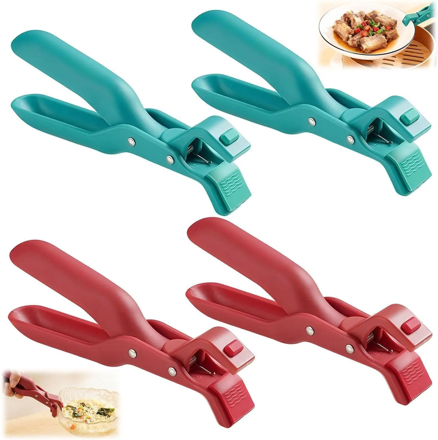 Multi-Purpose Hot Plate Gripper Set 4 piece