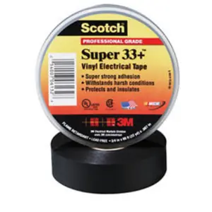 3M 33SUPER66FT .75 x 66 ft. Super 33 Plus Vinyl Electrical Tape