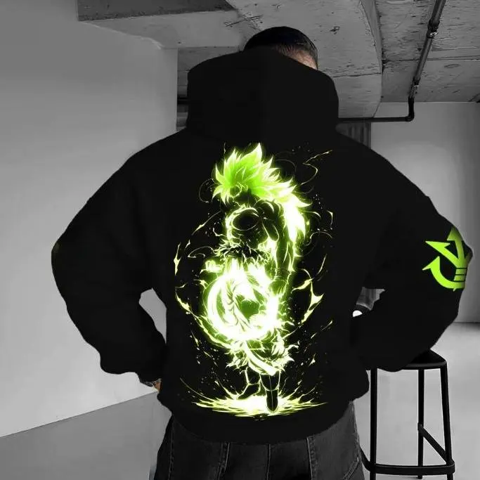#Dragon #Ball Z Anime Saiyan #Broly Hoodie, Anime Fan Hoodie, Menswear, Unisex, Comfort T-shirt, Sweatshirt, Graphic Tee