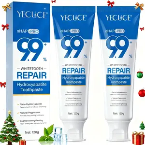 120g Nanohydroxyapatite Toothpaste, Deep Cleaning, Cleansing & Fresh Breath, Protects Teeth, Confident Smile, Home Use Oral Care Solution, Toothpaste Set