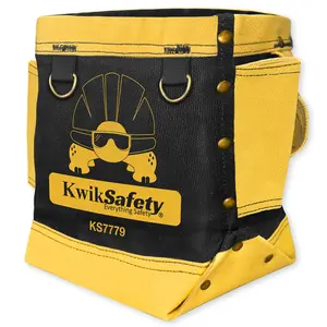 KwikSafety RedIRON Bolt Bag HEAVY-Duty Canvas Double Reinforced Stitching Ironworker Bag - Model No.: KS7779