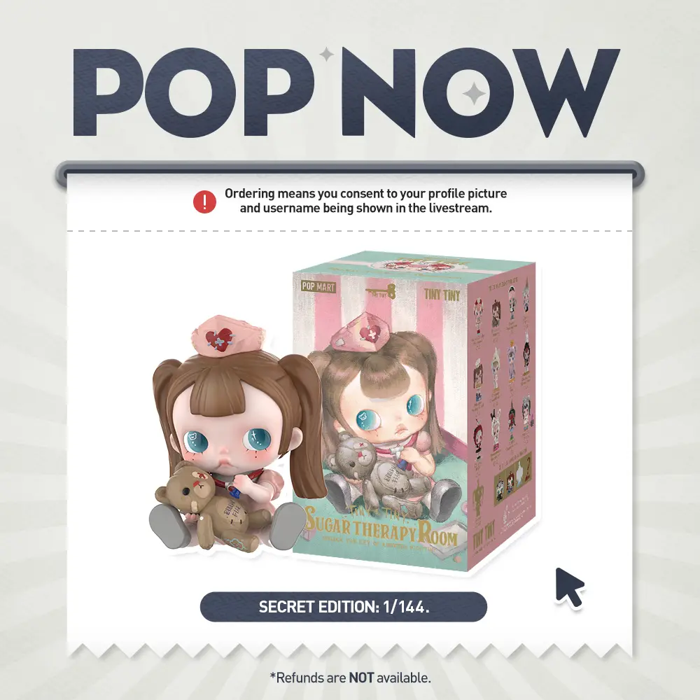 [POP NOW] POP MART TinyTiny - ACT I: Sugar Therapy Room Series Figures Blind Box Fun Toy