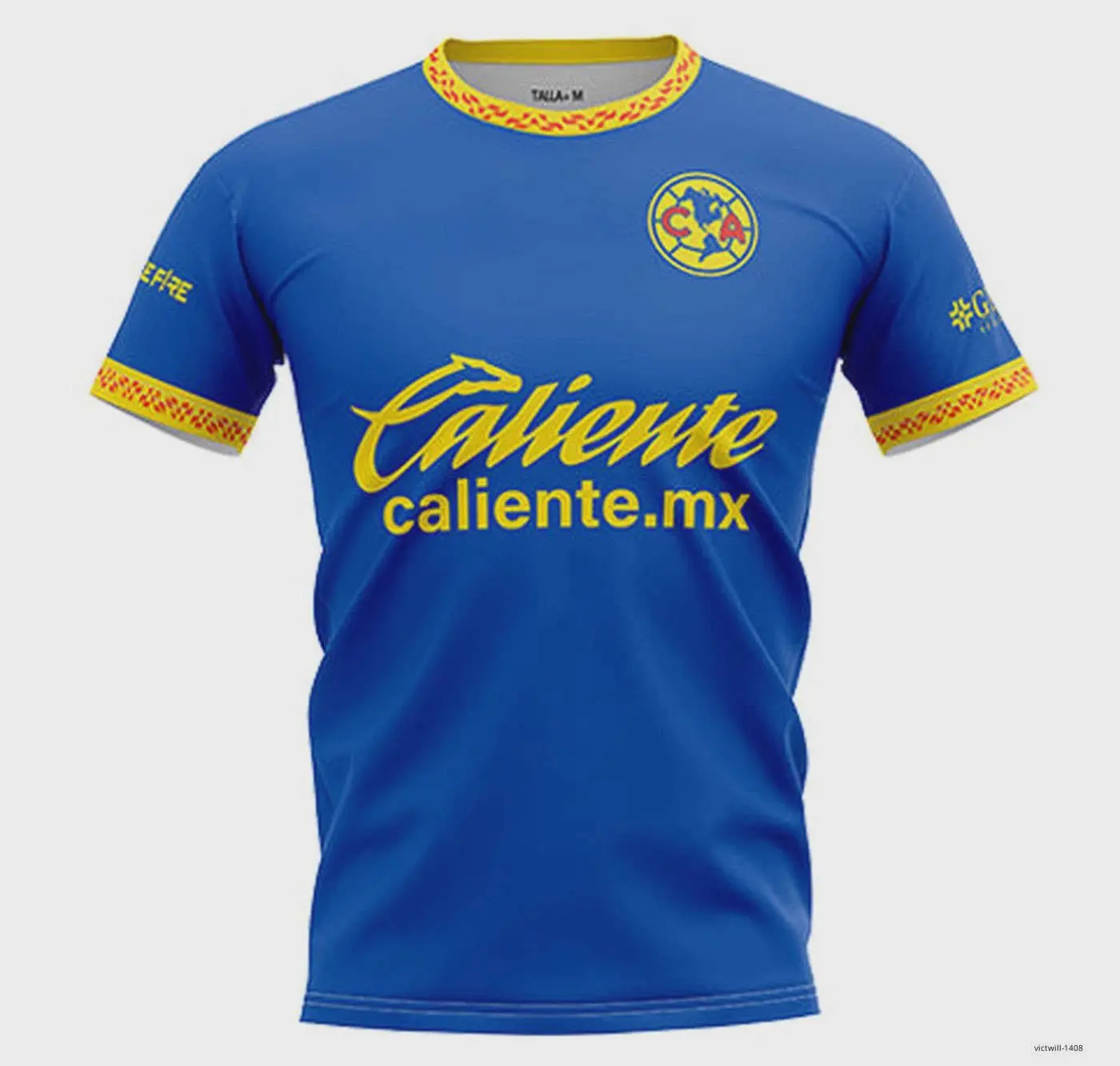 Personalized Liga MX AMERICA Shirt 3D Gift Soocer Mexico M40, Short-Sleeve Sports Shirt, Football Jersey, Gifts for Fútbol Fan, Sport Apparel