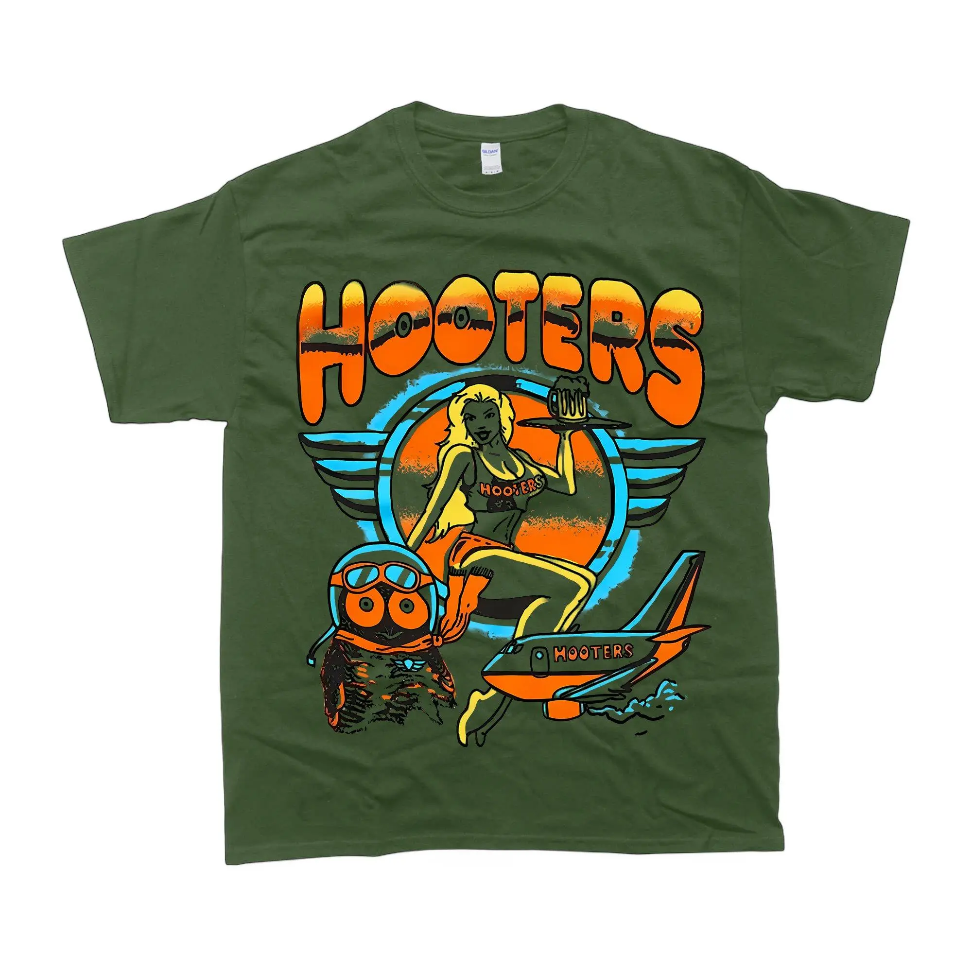 Hooters Wings T Shirt For Womens Mens Graphic Tee Casual Classic Sweatshirt Hoodie Comfort Colors Fashion Top