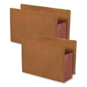 Smead Manufacturing Company  Extra Wide File Pocket- 5-.25in. Exp- Legal- Brown