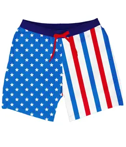 United Stripes Stretch Swim Trunks - 7.5" Inseam