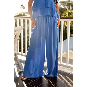 Lovely Season Blue Wide Leg Pants