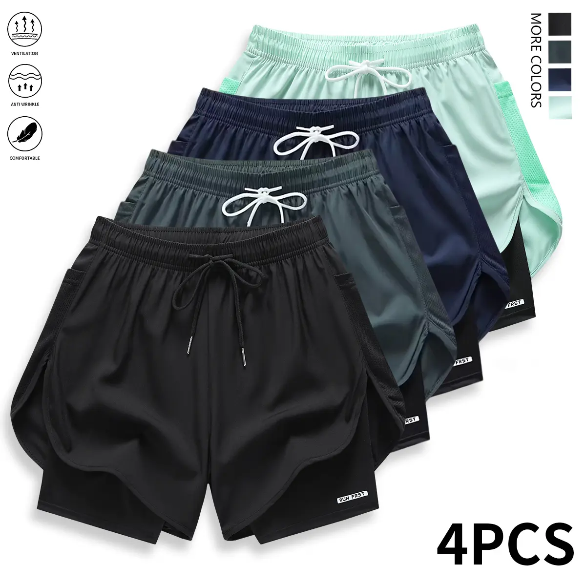 Black + Dark Gray + Dark Blue + Neon Green