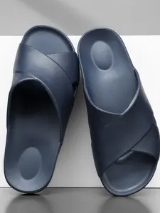 Unisex Eva Soft Sole Sandals, Anti-Slip Breathable Comfort, Cross Design Flip Flops, Ideal for Beach, Street, Indoor Outdoor Use