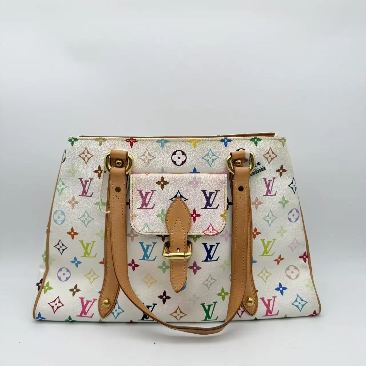 Pre-owned Louis Vuitton RL1 Monogram Multicolore Petit Noé (White) 23220866
