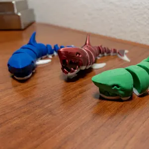 3D Printed Articulated Shark