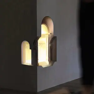 Corner Embedded Sconces Modern Wall Lamp for Bedroom Indoor Wall Light Fixture Home Decor Walkway Aisle Wall Sconce Lighting