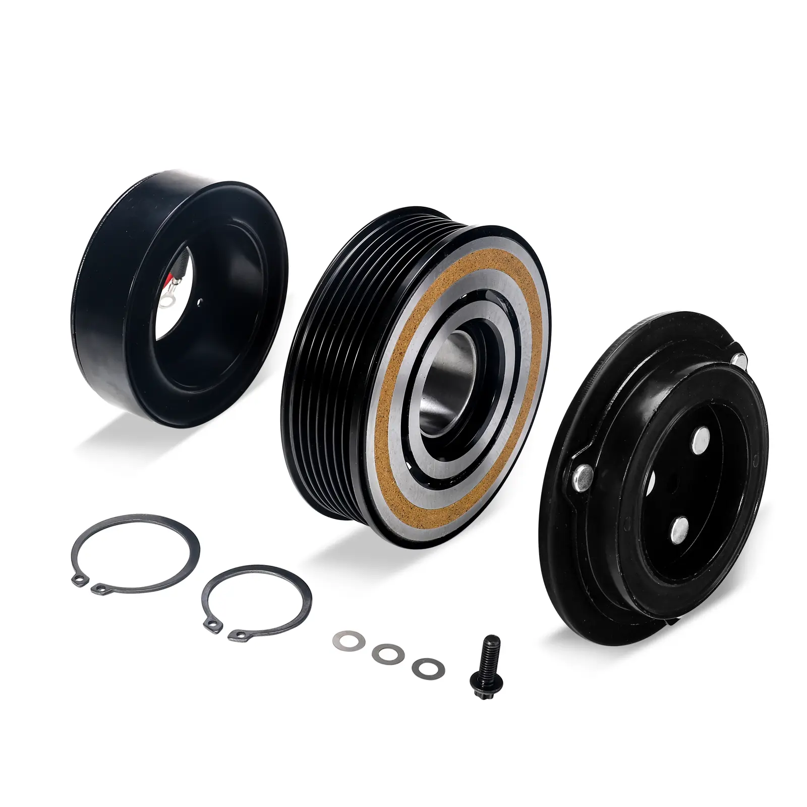 3mirrors AC Complete Clutch Repair Kit, Automotive Maintenance Tools, Includes 1x M6-18mm 10.9 Grade Bolt & 1x Coil Stator, Compatible with OE Compressors for Toyota Tacoma 2005-2015 2.7L/4.0L, 2016 2.7L/3.5L