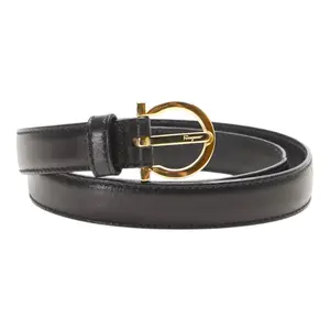 Pre-owned SALVATORE FERRAGAMO Others Small Leather Goods Gancini Leather Belt