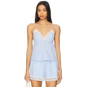 NIA Kendra Top in Chambray