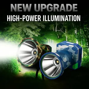 High-Intensity Smart Motion Sensor Spotlight - Adjustable brightness, real-time battery display, super bright light, perfect for night fishing & outdoor use, tripod mountable, waterproof & durable