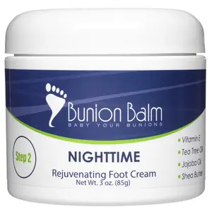 Soothing Bunion Balm Cream – Moisturizing Foot Lotion for Dry, Cracked, Callused Feet | Hallux Valgus & Juanetes Care | Natural Ingredients: Tea Tree, Arnica, Aloe Vera | Non-Greasy, Fast-Absorbing | By Bunion Bootie