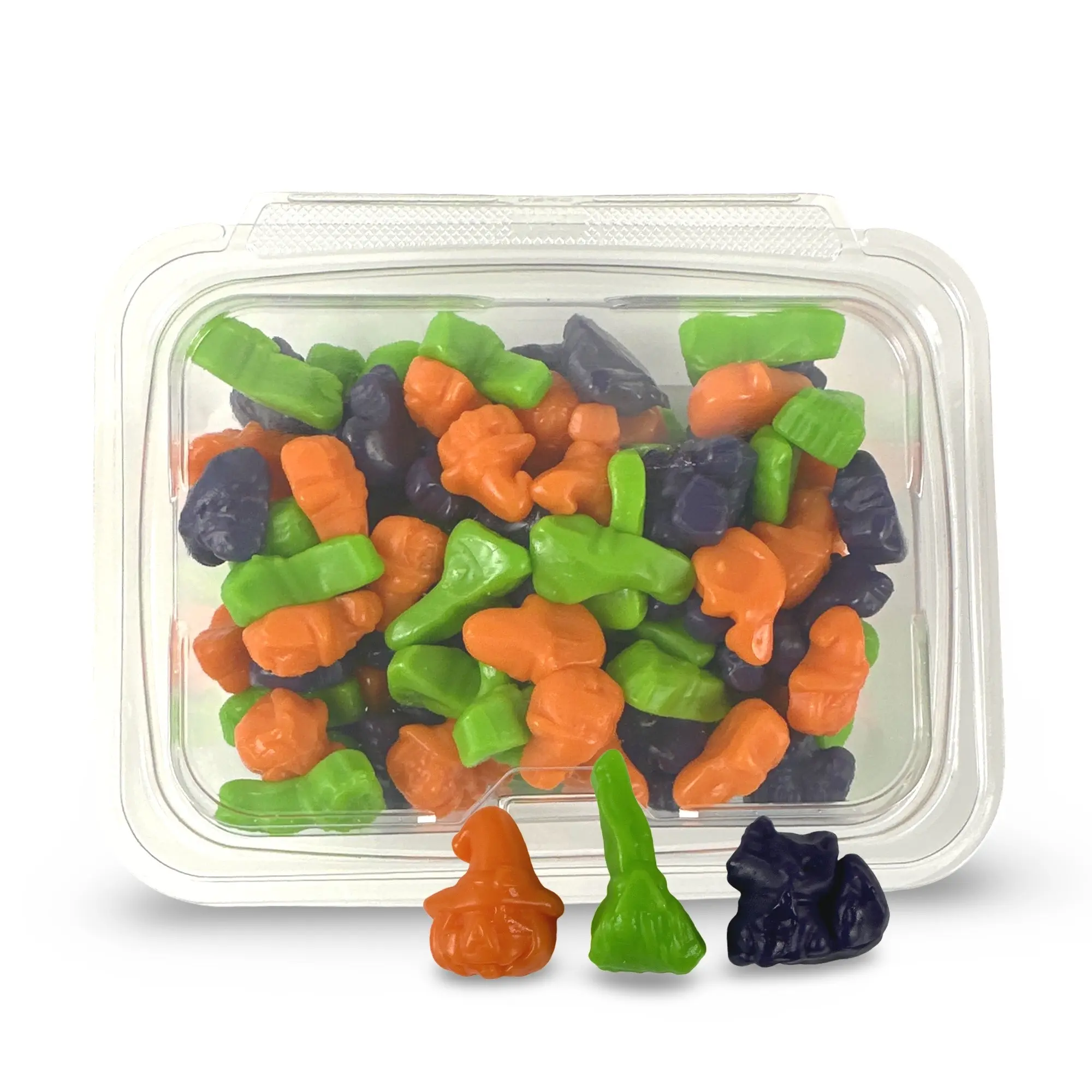 Halloween Themed Fruity Gummy Candy, Ghoulish and Spooktacular Gummies, 1 lb. Tub
