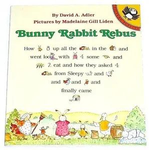USED-Bunny Rabbit Rebus by David A. Adler (Paperback)