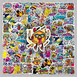 50pcs Graffiti Cool Style Creative DIY Decoration Stickers — for Scrapbook, Suitcase, Phone Case, Tablet