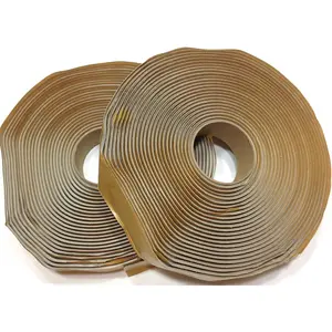 Colorimetrics Gray Putty Tape/Butyl Tape 1/8" x 1-1/2" x 30 FT (2-Pack)