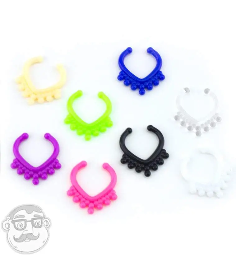 Tryst Colored Fake Septum Ring
