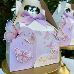 BUTTERFLIES GABLE BOX PARTY FAVORS