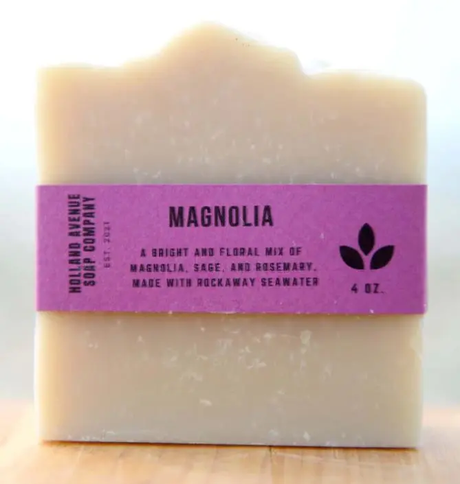 Holland Avenue Soap Co. Magnolia Soleseife Bar Soap