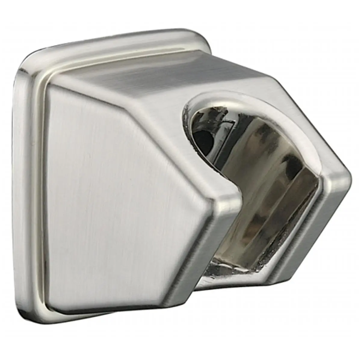 212 MAIN Fixed Mount Shower Wall Bracket (HH0400400) - Brushed Nickel, Handheld Shower Attachment, Hose Nut-Compatible Bathroom Fixture Accessory, Shower Accessories