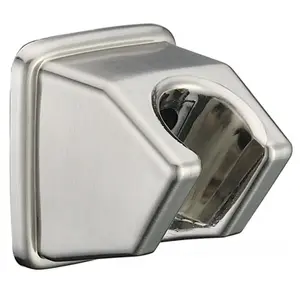 212 MAIN Fixed Mount Shower Wall Bracket (HH0400400) - Brushed Nickel, Handheld Shower Attachment, Hose Nut-Compatible Bathroom Fixture Accessory