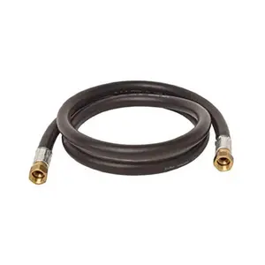 Flame King 60-inch Thermo Rubber RV Slide Out Hose Assembly, 3/8" ID, Female to Female
