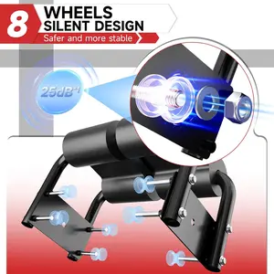 Ab Machine, Ab Workout Equipment Machine for Stomach Workout Foldable Abdominal Trainer for Home Gym Adjustable Ab Exercise Bench Crunch Machine for Core Abdomen