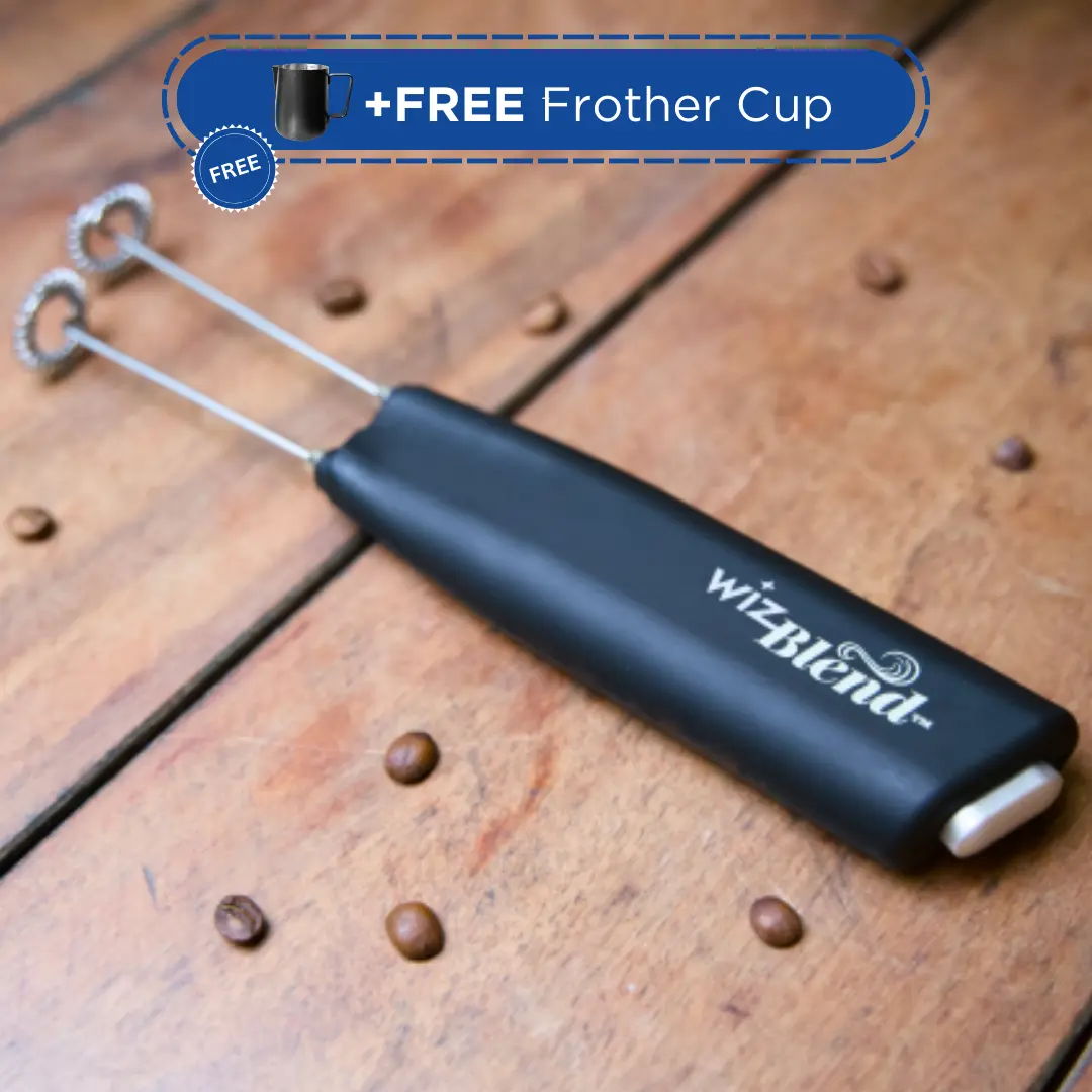 WizBlend - Dual Whisk Frother (Batteries Included)