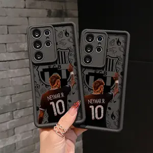 Neymar Greetings B-Barcelona Phone Case, Protector Suitable for Samsung Galaxy S26 S25 S24 A26 A36 A17 A07 A55 A35 A06 A05 A14 A24 A34 A54 A25 A15 A23 A33 A53 S23 S22 S21 S20 FE Ultra 4G 5G Anti Fall Soft TPU Back Cover