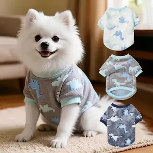 XS-2XL Pet Warm Flannel Clothes Winter Dog Cat Coat for 2.2-35kg Bichon French Bulldog Pajamas Fashion Sporty Available Autumn/Winter Plush Ethnic Pullovers Costume Outfits
