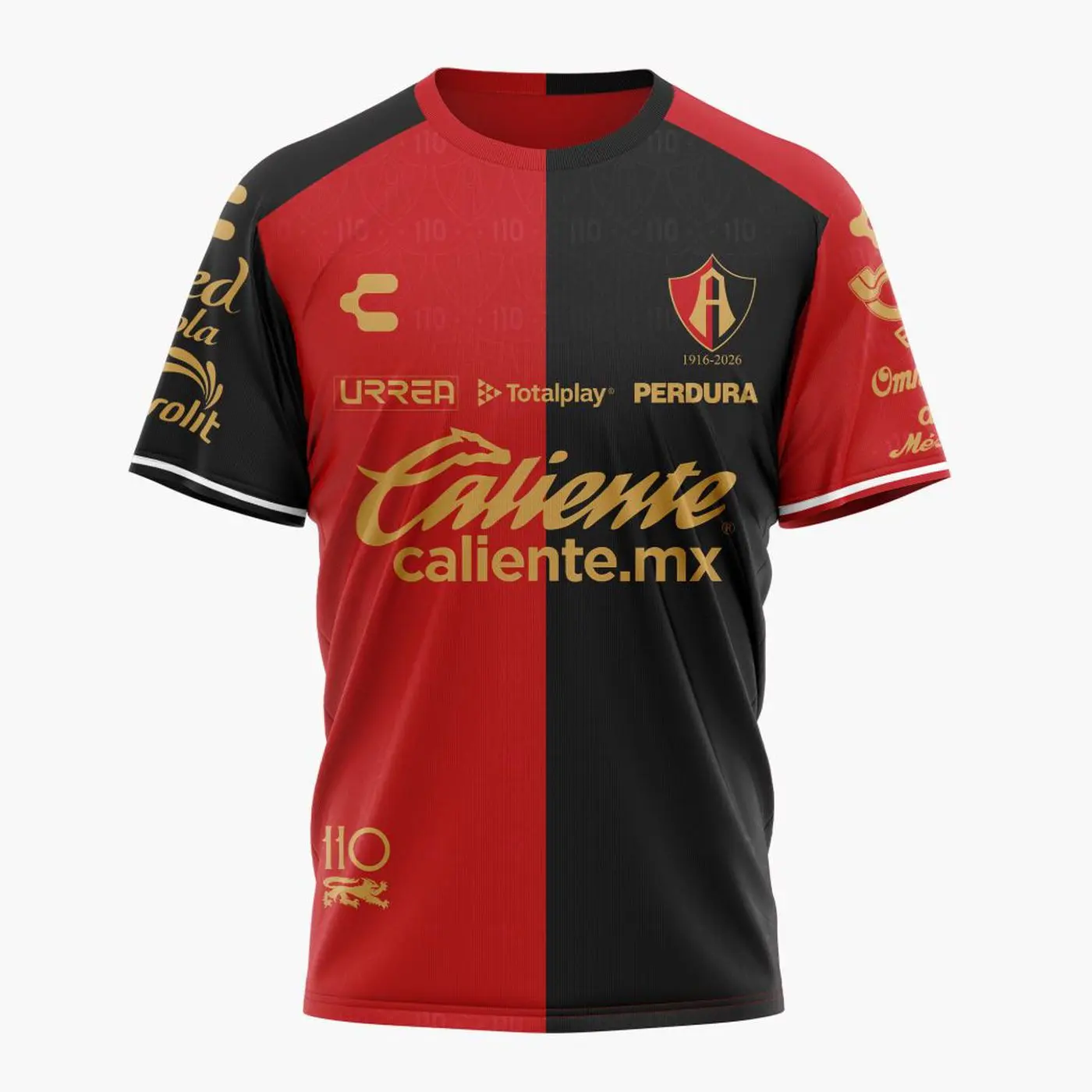 LIGA MX Atlas F.C TShirts Personalized 2026-27 110th Anniversary Home Design