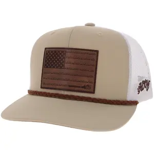 Hooey Liberty Roper Tan Trucker Hat