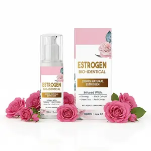 Bio-Identical Estrogen Cream – Plant-Based Formula for Menopause Comfort, 200mg Natural, 100ml