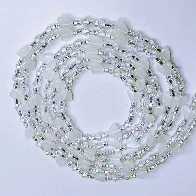 Glow Glow in the Dark Waistbeads Women's Adornment Body Jewelry Tie On Waistbeads, Daily Use