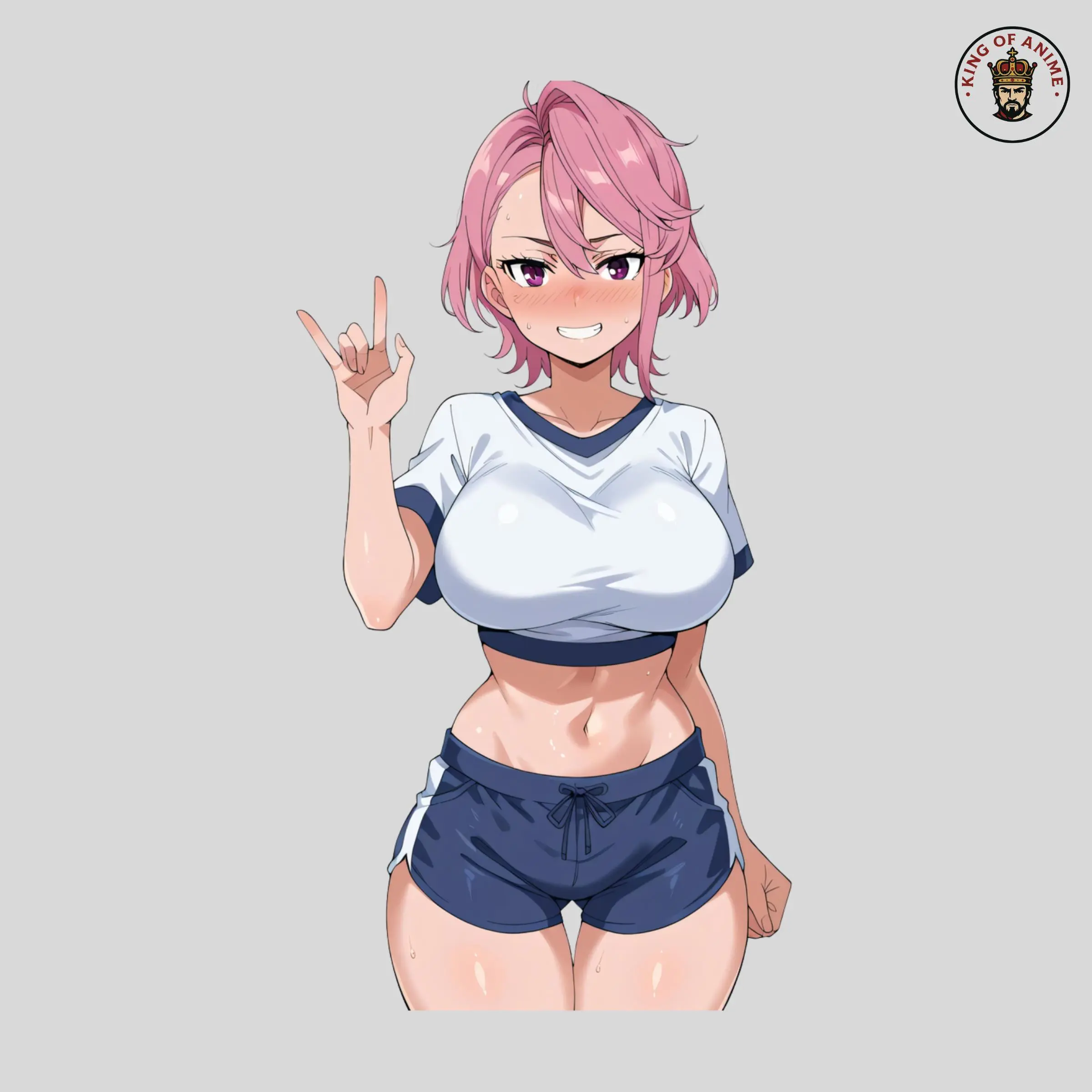 Aira Shiratori Anime Sticker – Cute Aira from Dandadan, Sporty Girl Fanart for Laptop, Water Bottle, Journal, Otaku Gift
