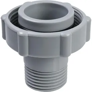 Swimming Pool Drain Fitting Connects Fit for Coleman Pools,ID1.5-inch Connect To The Bottom Of The Pool, OD1.0-inch.Internal Thread 3/4-inch Connect To The Garden Pipe