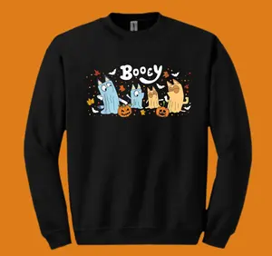 Retro Blueyeyey Halloween T-shirt and Sweatshirt, Cotton Unisex T-Shirt, Crew Neck, Size S- 3XL, Gift for him, Gift for her, Menswear Top, Womenswear Top