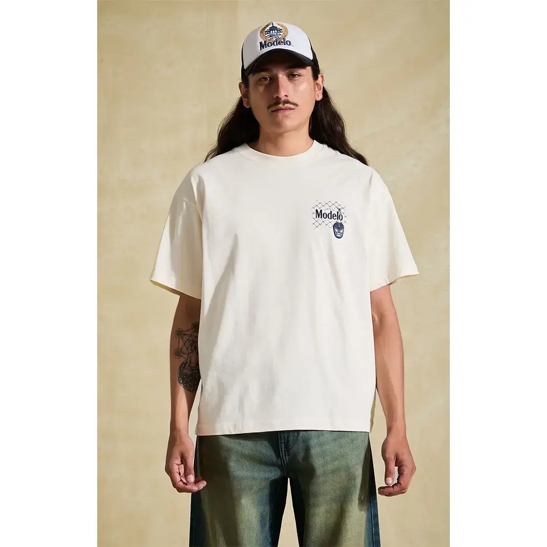 Modelo Men's Mascara Lunchador T-Shirt - Multicolor