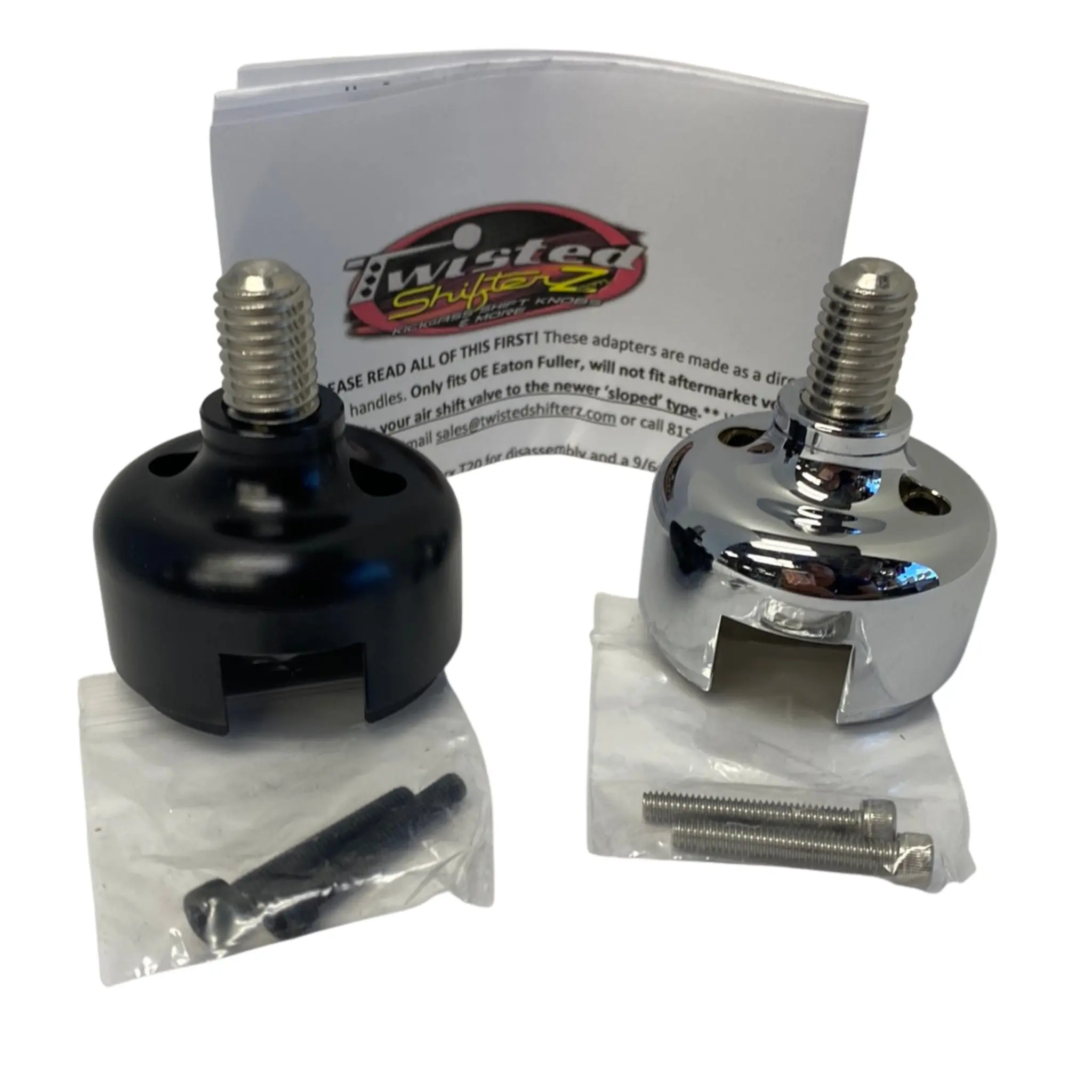 Twisted Shifterz ShifTopperz Adapter with Splitter - Kenworth, Freightliner Lead Part, Compatible with Twisted Shifterz Shift Knobs, Eaton Fuller 13-18 Speed Transmissions (Sold individually)